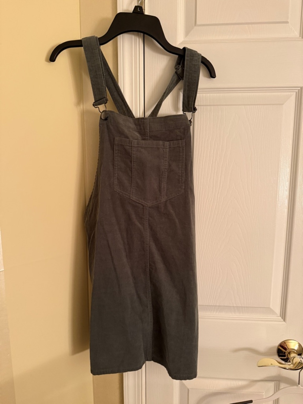 Empyre Charcoal Grey Corduroy Overalls